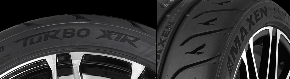 マクセンタイヤ TURBO XTRドリフトタイヤデザイン